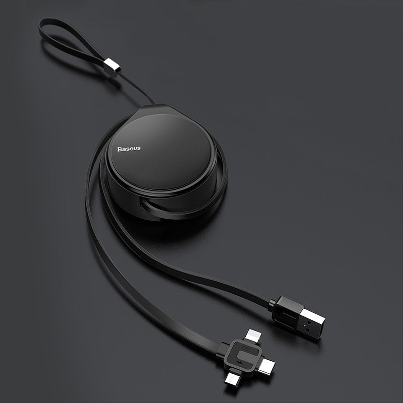 Telescopic data line three-in-one fast charging data line Telescopic data line three-in-one fast charging data line